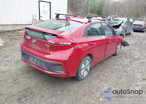 2020 Hyundai Ioniq Hybrid Blue из США, поврежденный, VIN KMHC65LC5LU228888